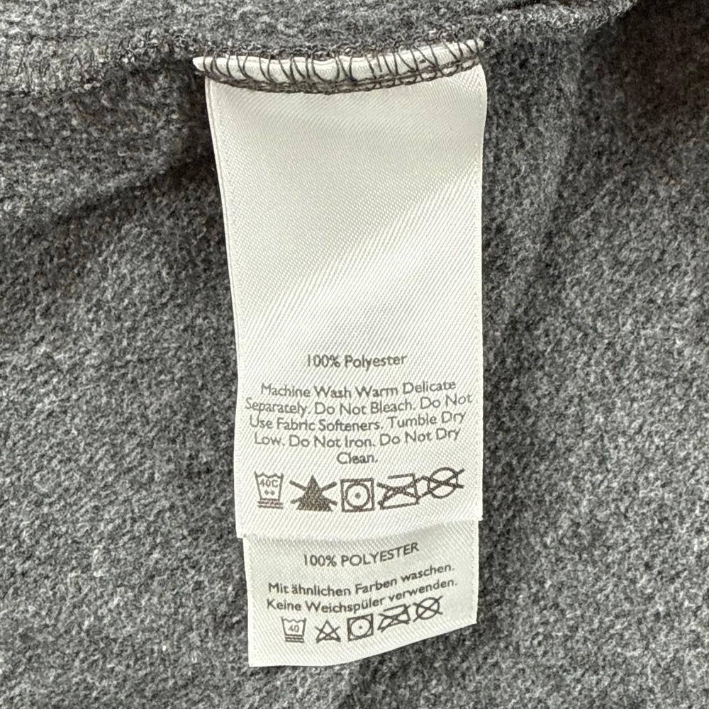 Eddie Bauer Mens XL Gray First Ascent 1/4 Zip Fleece Pullover Sweater Outdoor - Picture 6 of 8